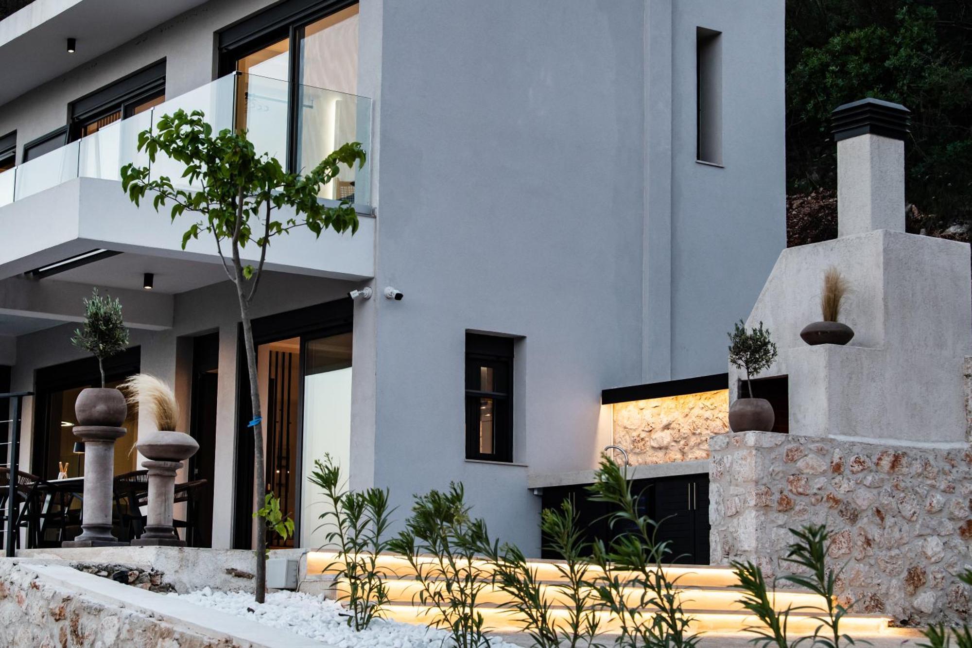Pantea Luxury Villa Vasilikí Buitenkant foto