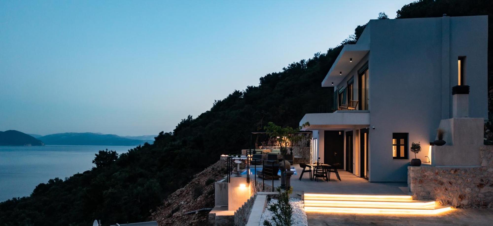 Pantea Luxury Villa Vasilikí Buitenkant foto