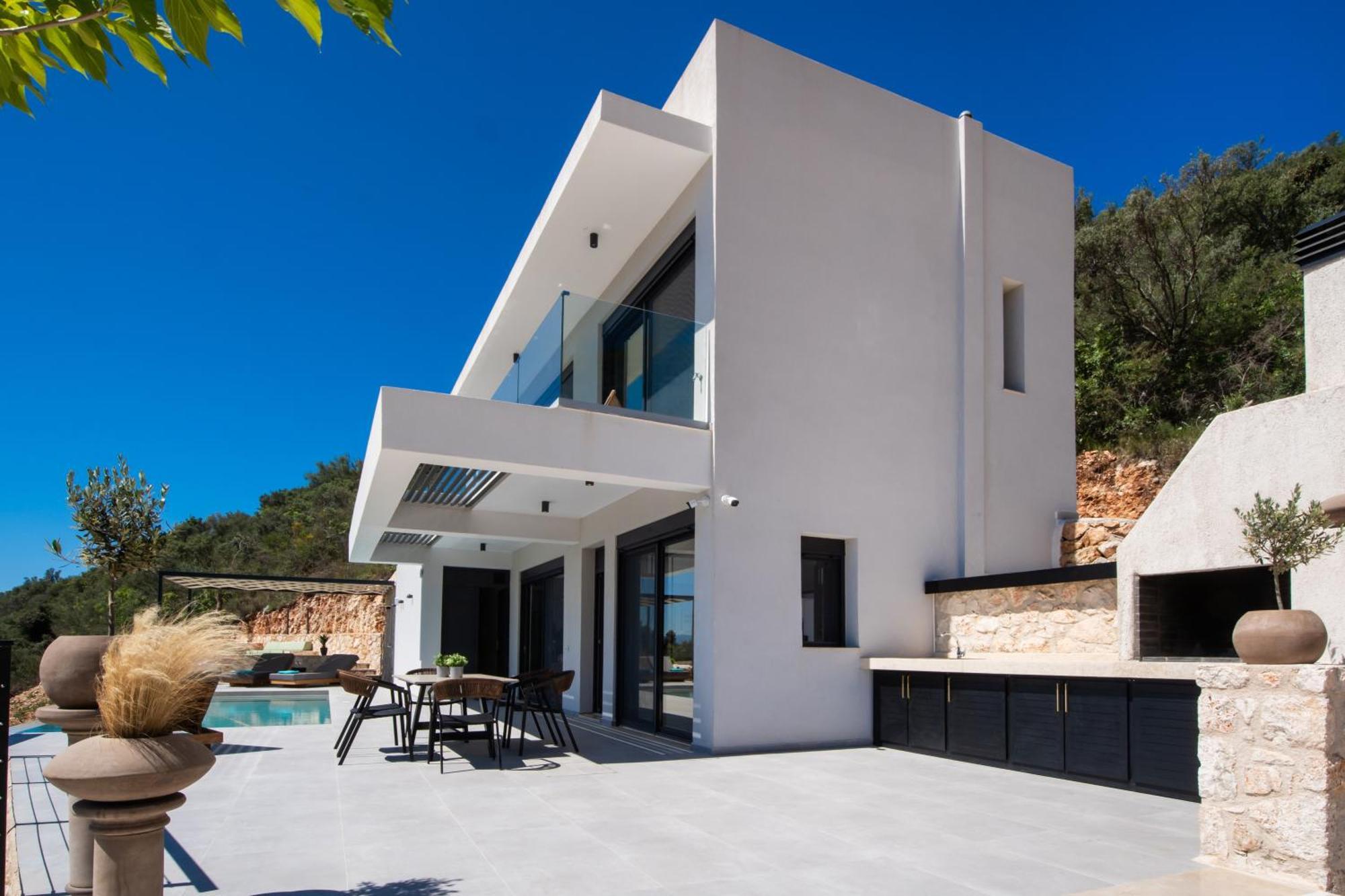 Pantea Luxury Villa Vasilikí Buitenkant foto