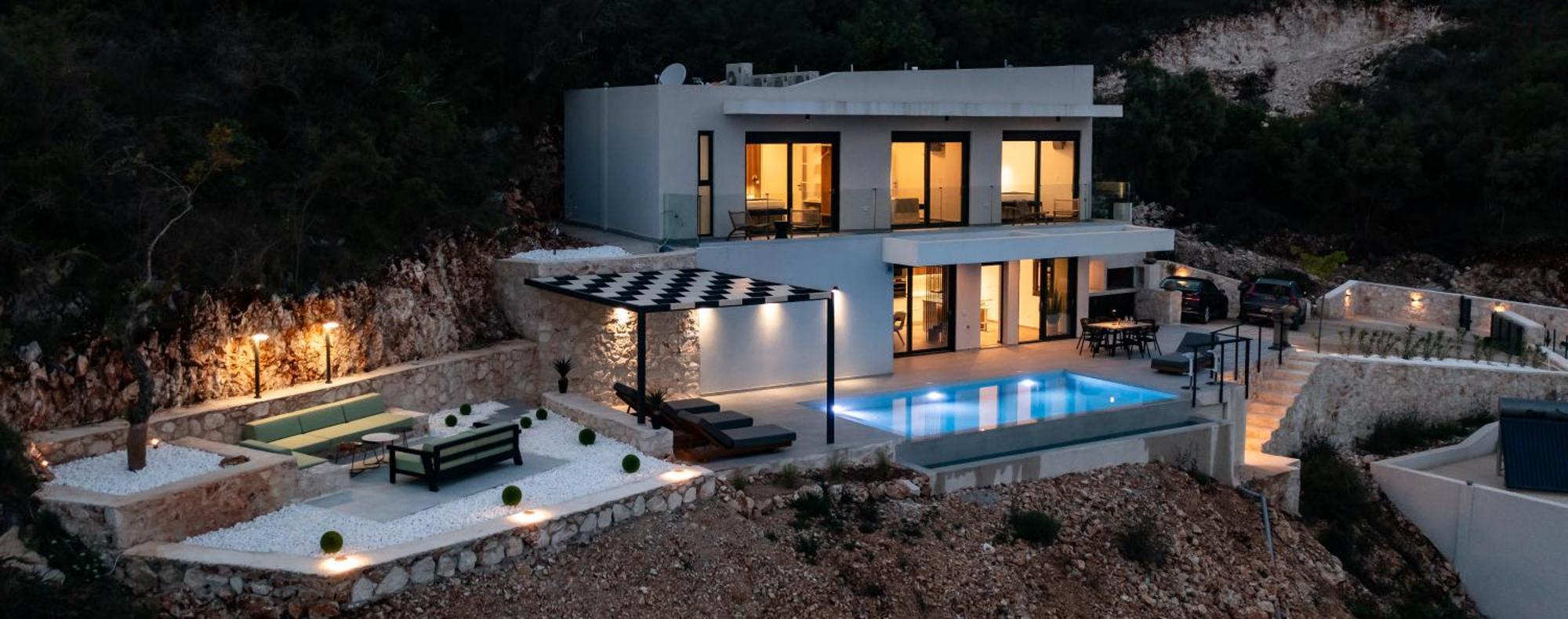 Pantea Luxury Villa Vasilikí Buitenkant foto