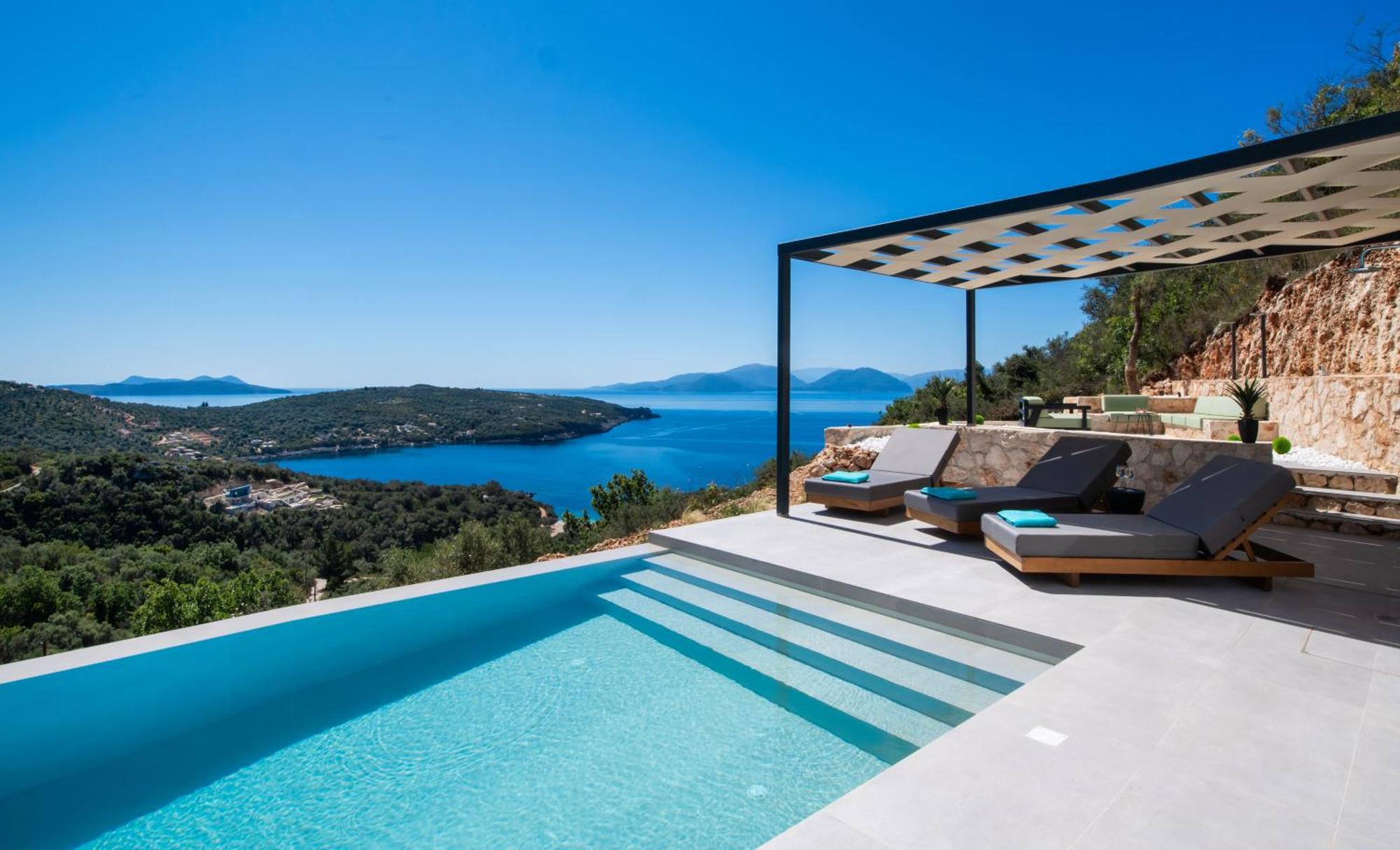 Pantea Luxury Villa Vasilikí Buitenkant foto