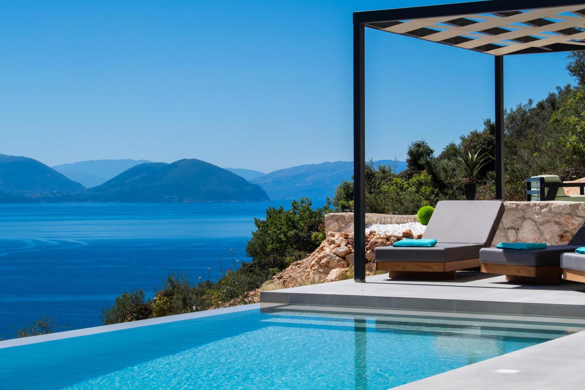 Pantea Luxury Villa Vasilikí Buitenkant foto