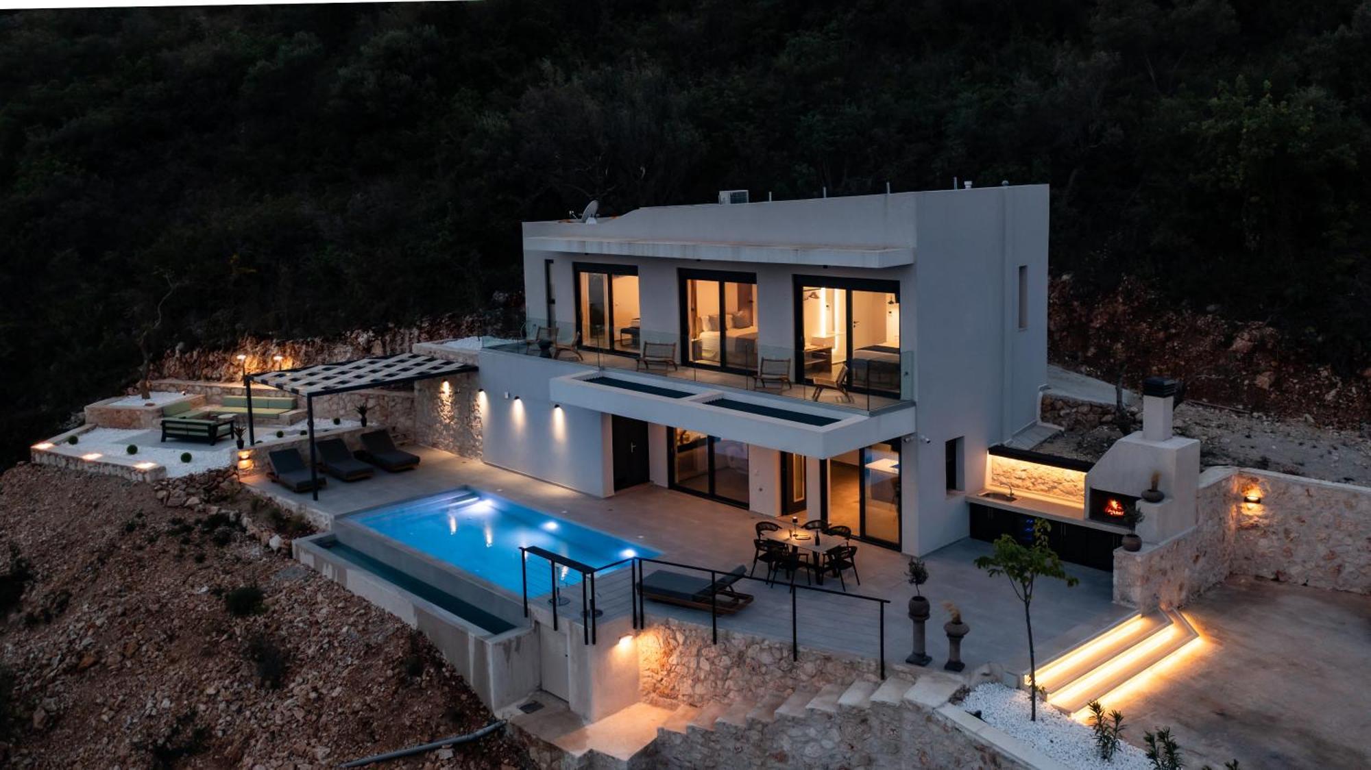 Pantea Luxury Villa Vasilikí Buitenkant foto