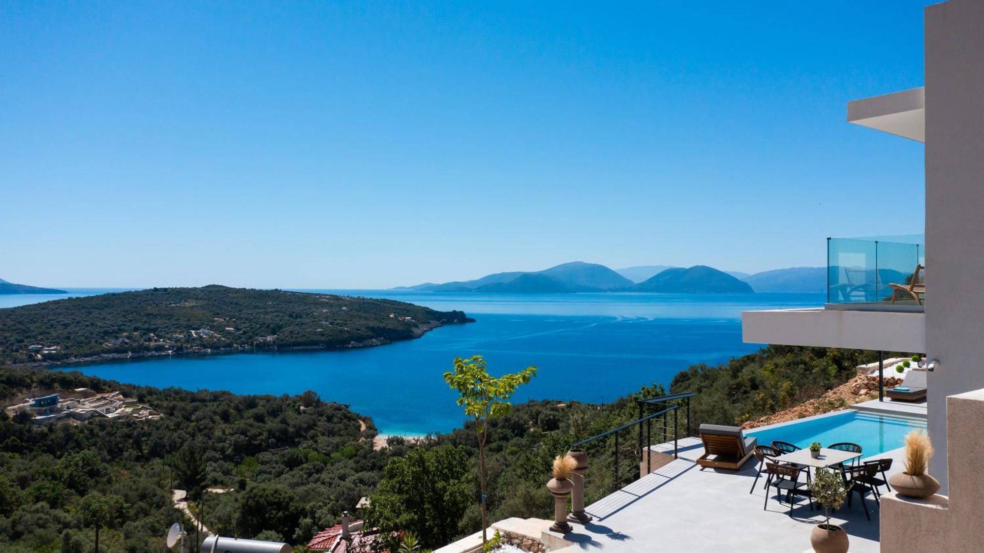 Pantea Luxury Villa Vasilikí Buitenkant foto