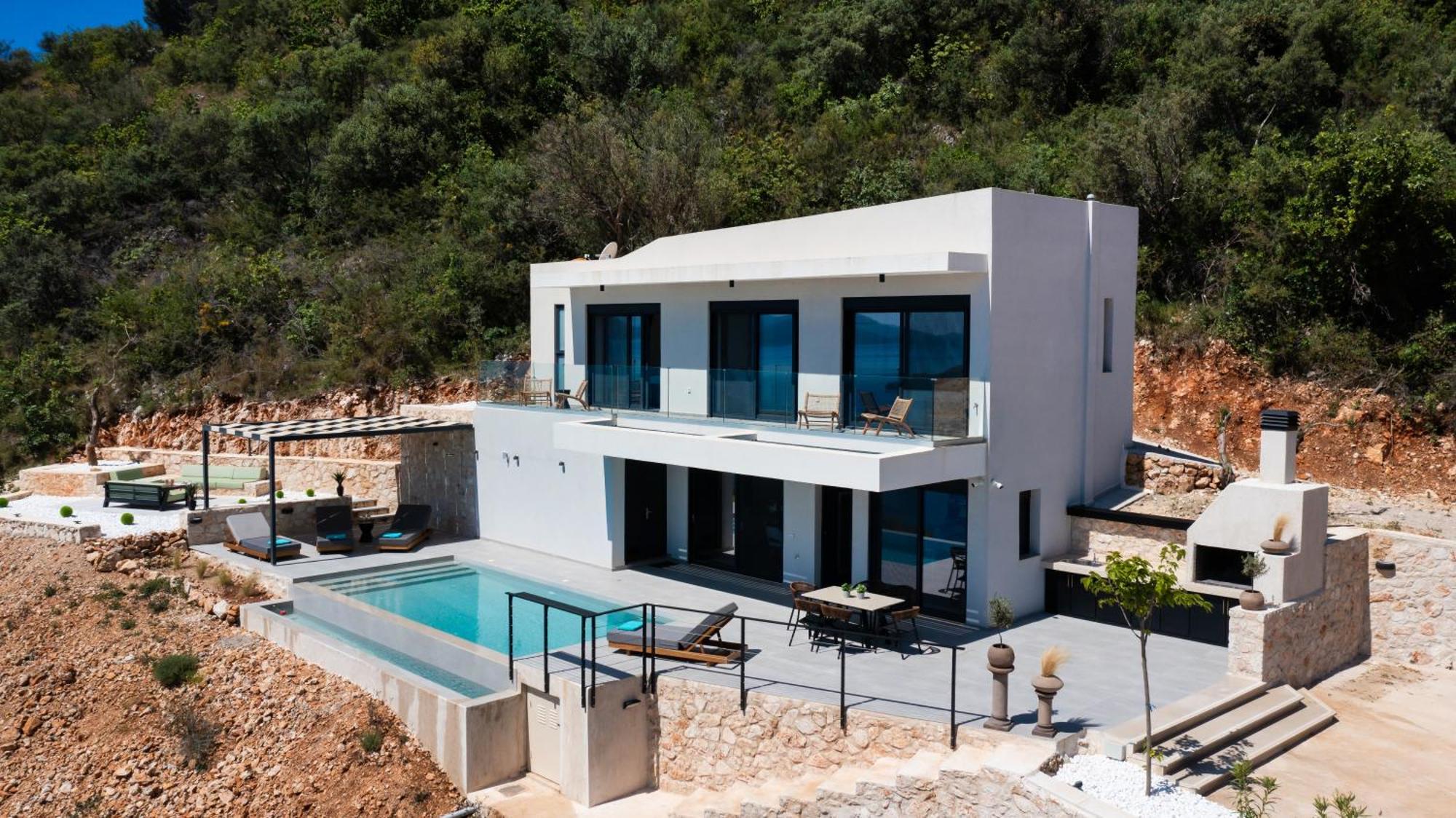 Pantea Luxury Villa Vasilikí Buitenkant foto