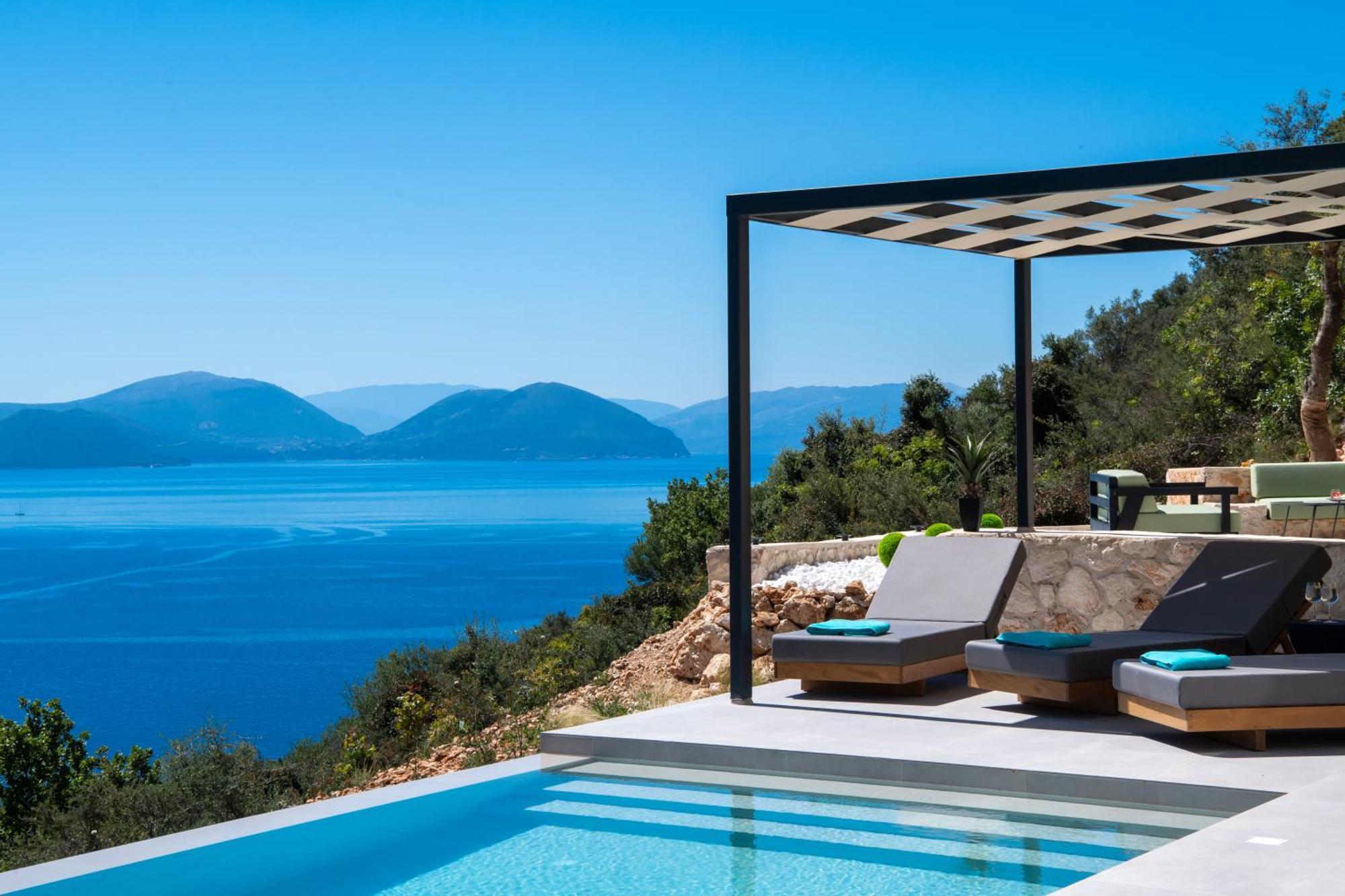 Pantea Luxury Villa Vasilikí Buitenkant foto